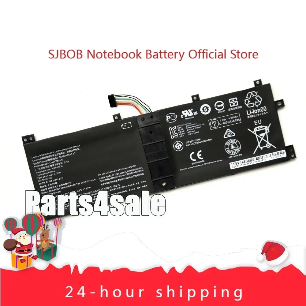 New Genuine BSNO4170A5-AT 5B10L68713 Battery for Lenovo Miix 510-12ISK 520-12IKB Laptop battery