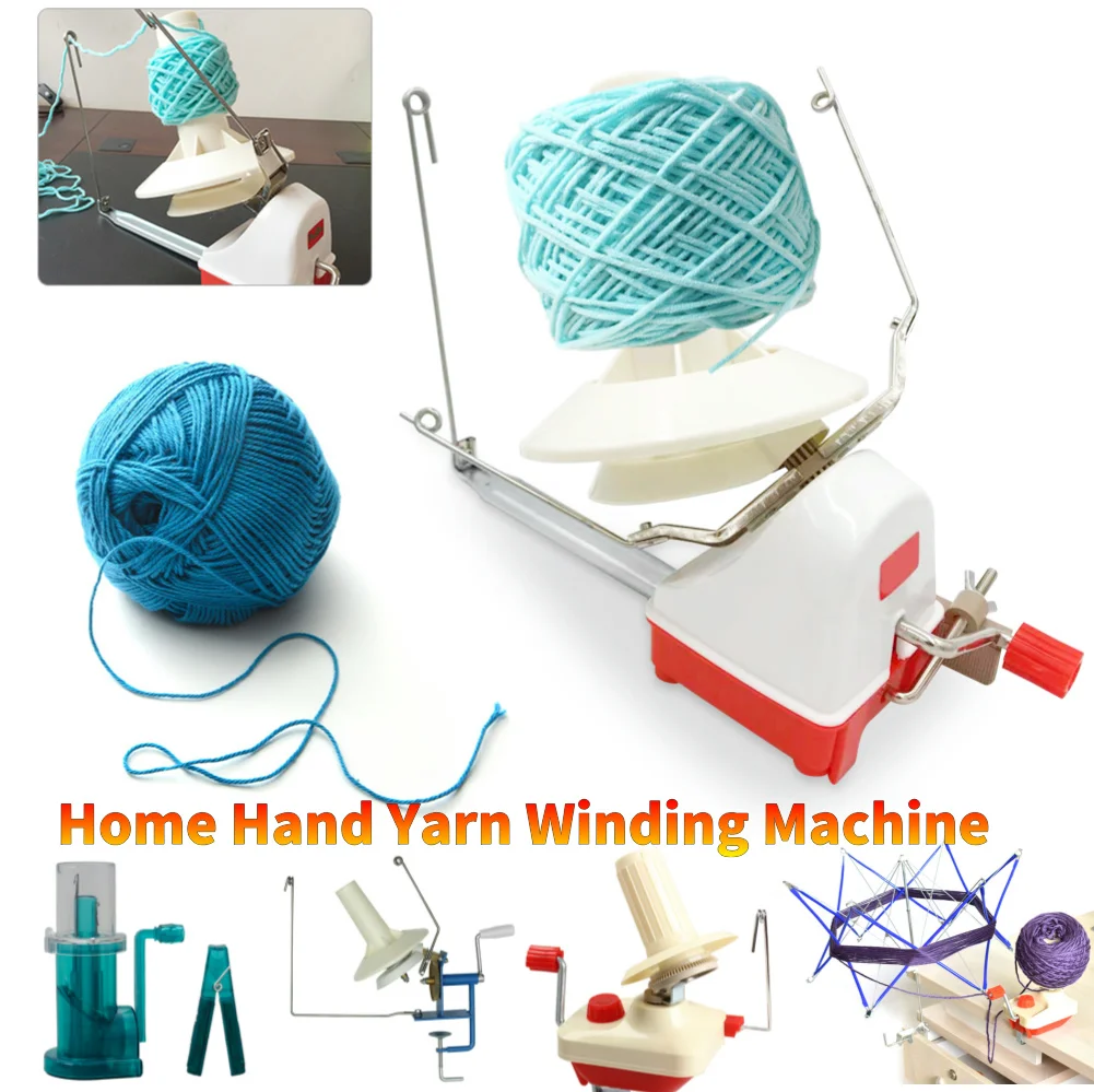 Winding Machine Practical Yarn Skein Twisters Portable Hand Operated Convenient Multi-function Lightweight Durable for Household