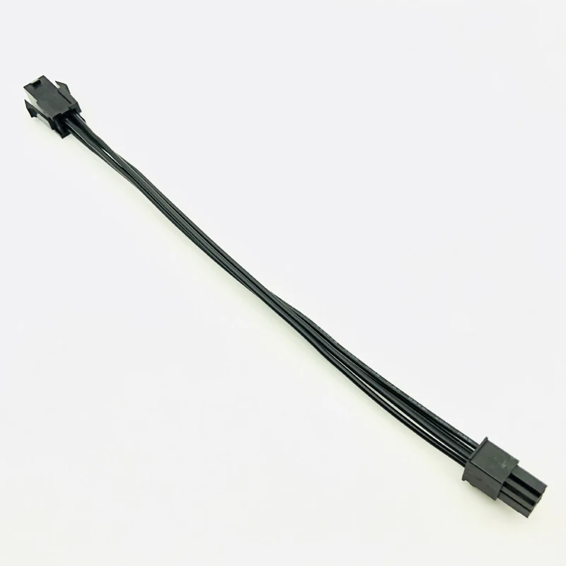 Cable de extensión de fuente de alimentación para PC, conector macho a hembra, 4 pines, 4 pines, 4 P, ATX, 20cm, UL, 18awg