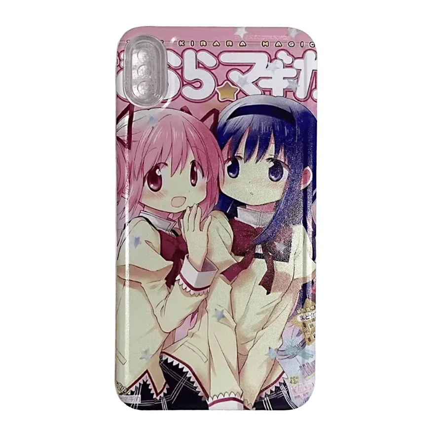 Phone Case For Samsung S25 S24 S23 S22 S21 S20 FE Note20 Note10 Plus Ultra Lite 5G Anime Madoka Magica Clear Soft TPU Cover - náhled 6
