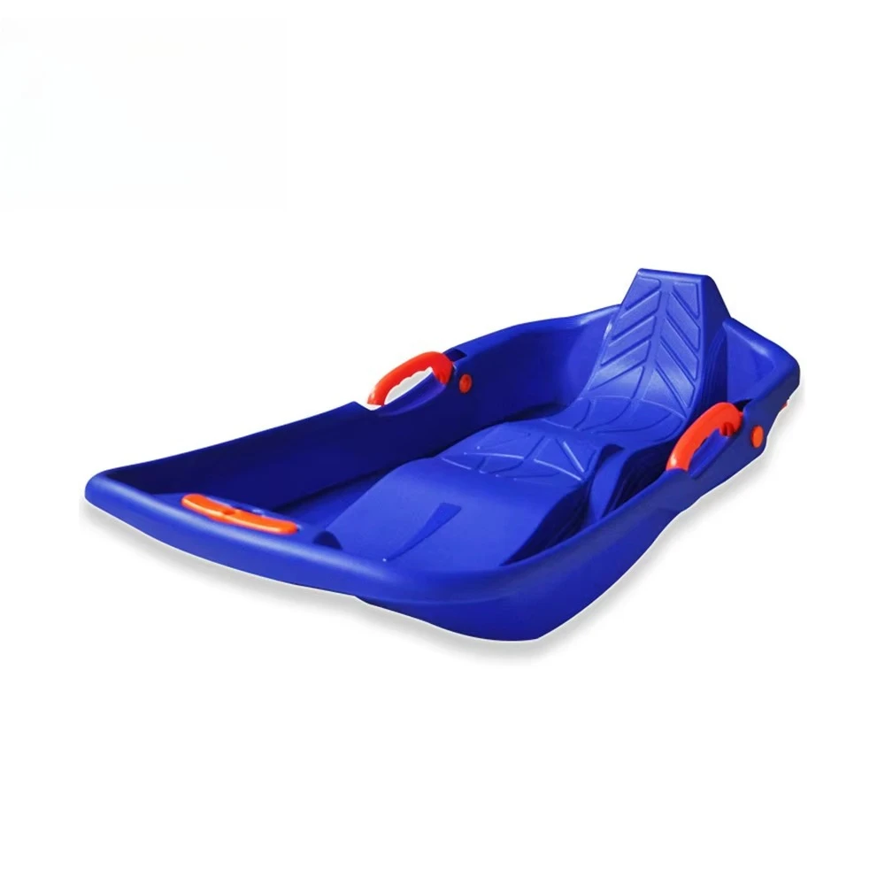 

YumuQ winter sports cold-resistant sleigh plastic wholesale 2 people children children with backrest sleigh