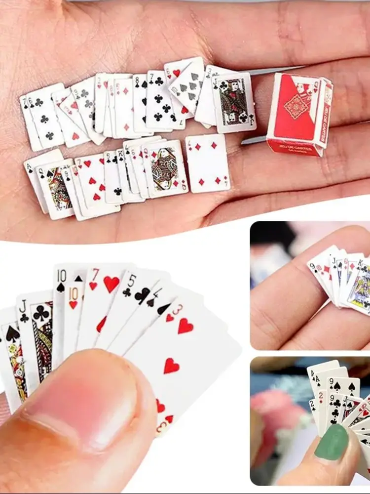 Mini poker amusant, jeu de société anti-stress pour étudiants, petit jouet, poker décontracté pour les doigts, facile à transporter, jeu multijoueur pour les fêtes