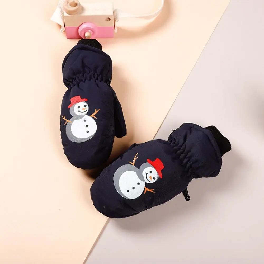 

Snow Man Children's Snow Gloves Waterproof Aged 2 To 5 Years Winter Ski Mittens Car Shape Full Finger Mittens