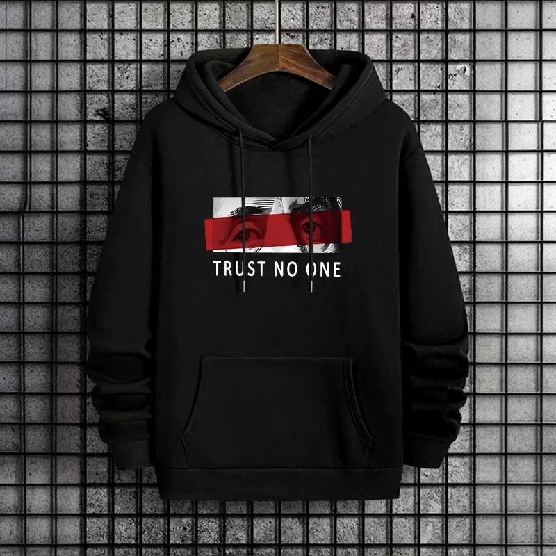 Herren Urban Hoodies 2025, Streetwear-Mode, Hip-Hop-Kapuzenpullover, männlich, Herbst und Winter, lässig, trendig, Kapuzenpullover, warmer Pullover