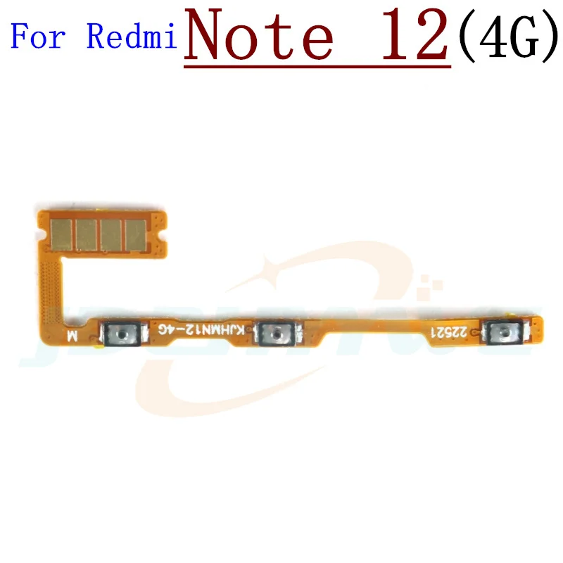 Power On Off Flex Cable For Xiaomi Redmi Note 11 Pro+ 11T 11E 12 Pro+ 12S 4G/5G Volume Key Side Button Mute Switch Spare Parts image 5