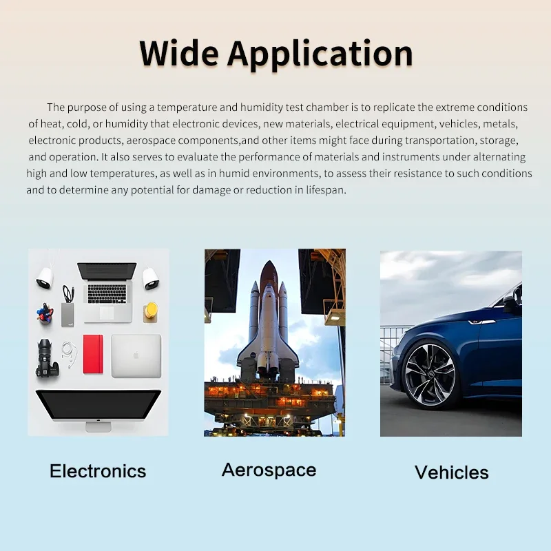 100L Programmable Temperature and Humidity Test Chamber Climatic Testing    Sensor Digital