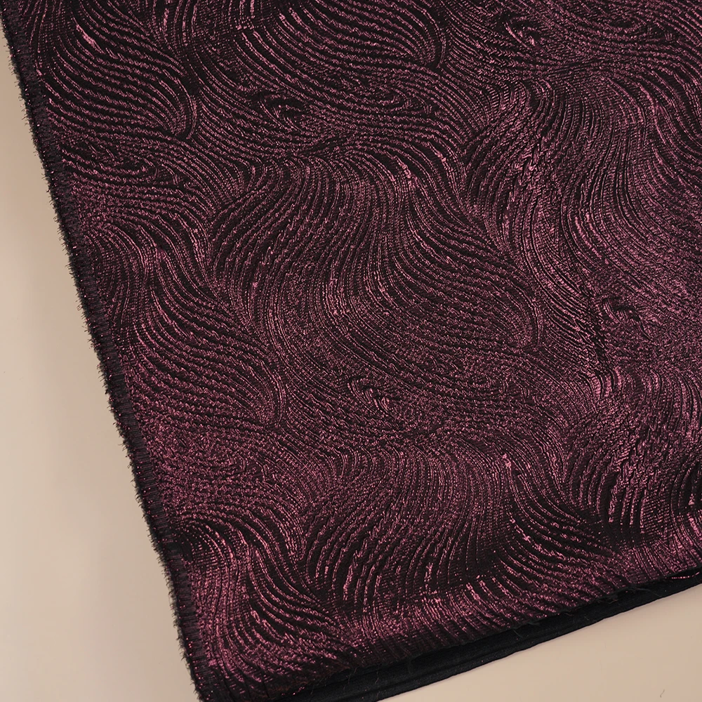 Dobetter Tex Soft Jacquard Fabric Customized Jacquard Holiday Dress Brocade Fabric for Women Party view 5