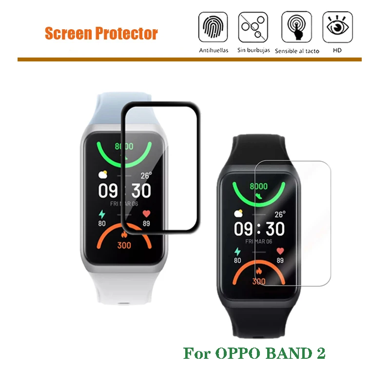 For OPPO Band 2 Soft Film Screen Protector 3D PMMA Curved Edge HD Full Coverage Film