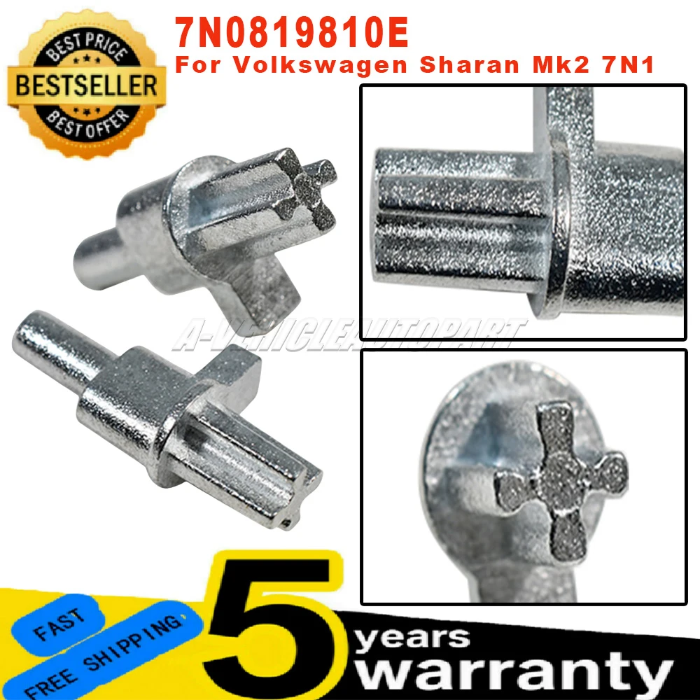 Новый 7N0819810E для VW Sharan Mk2 7N1 1/2 шт. комплекты вала и клапанов системы отопления переменного тока, серебристый задний вал вентилятора теплого воздуха, автомобильные аксессуары Новый 7N0819810E для VW Sharan Mk2 7N1 1/2 шт. комплекты вала и клапанов системы отопления переменного тока, серебристый задний вал вентилятора теплого воздуха, автомобильные аксессуары