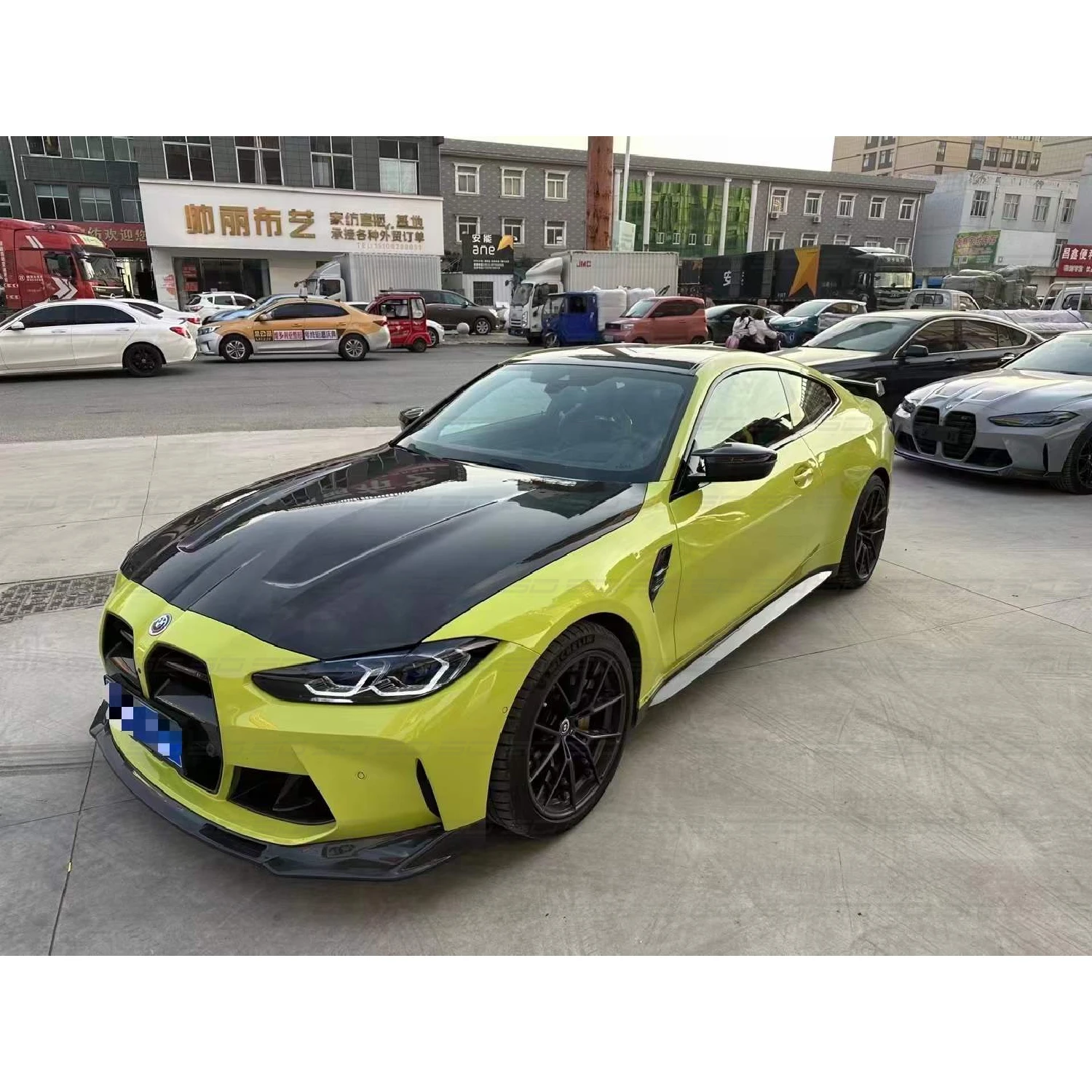 B-M-W M3/M4 G80 G82 Facelift High Quality CLS Style Dry Carbon Fiber Bonnet/Hood