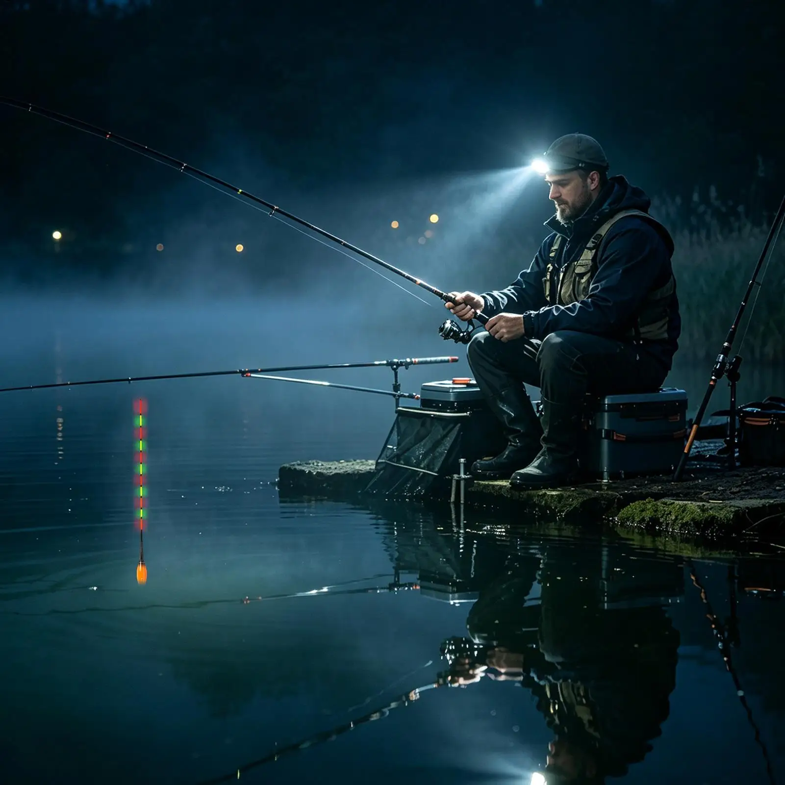 Fishing Bobbers Floats 10 Pieces Color Changing Corks Floating Gear Glowing Trout Bobbers For Catfish Bass Outdoor Pool Boat