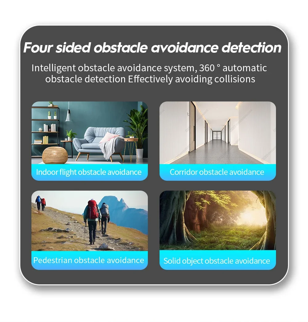 Description Picture 6 of itemYP1pro Dron 4k HD three Camera Professional Brushless Motor Aerial Photography Aircraft Optical flow RC Quadcopter Drone Toys