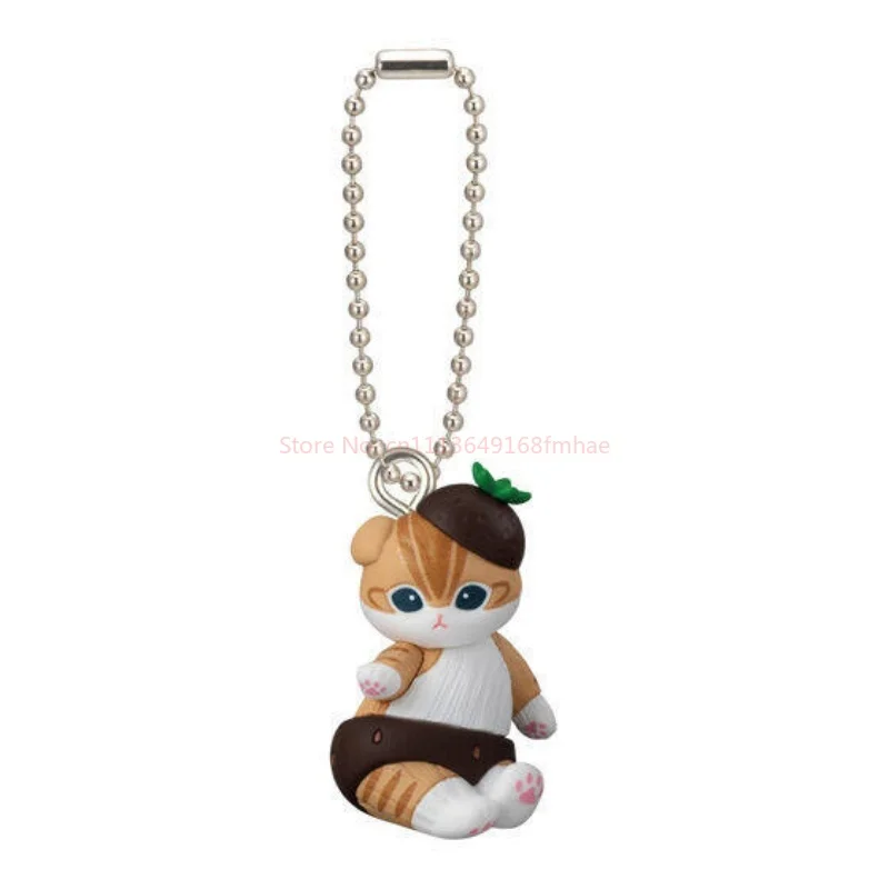 Bandai Authentic Mofusand Cat Gashapon Strawberry Chocolate Shaped