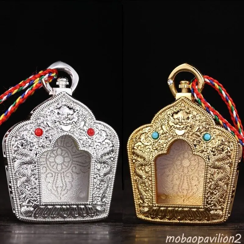 Tibetan Tantric Gawu Box  Can Be Opened To Hold Buddhist Relics