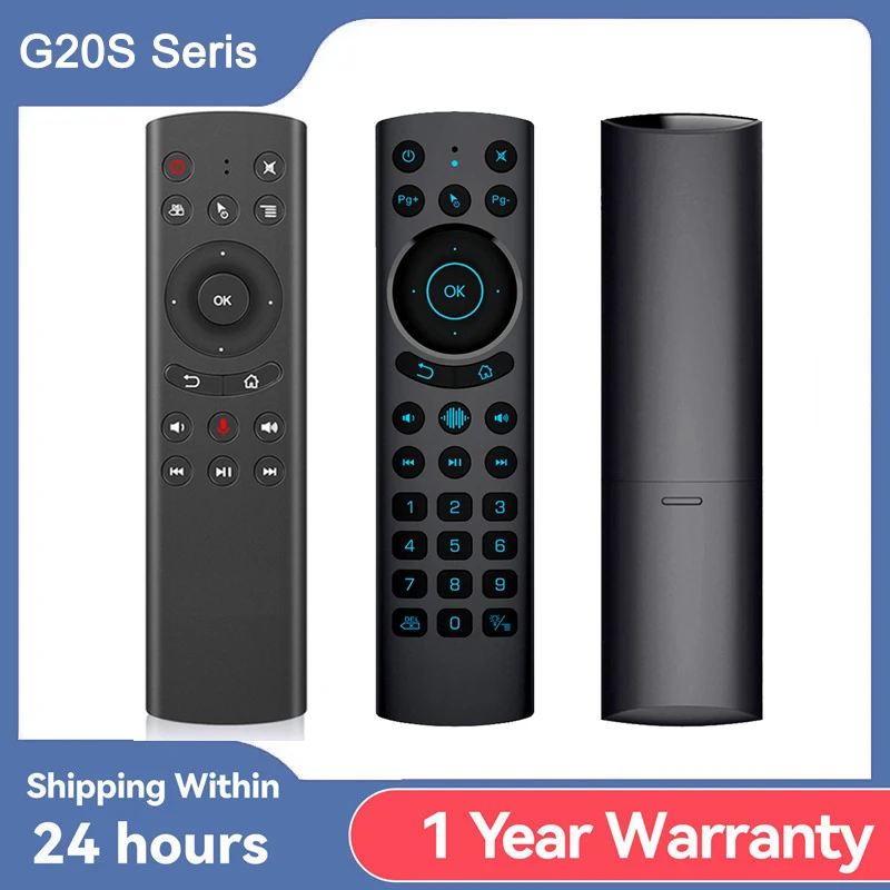 G20S G20S PRO BT Gyro Smart Voice Remote Control G20 IR Learning 2.4G Wireless Fly Air Mouse For X96 Tanix Android TV Box