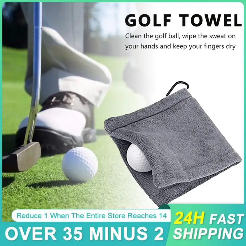 Golf Ball Cleaning Towel Ultrafine Fiber Brushed Cleaning Rod Wiping Towel Ball  Efficient Cleaning  Wiping Towel Outdoor Sports