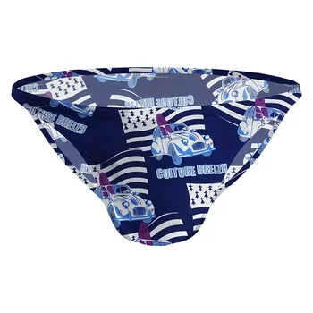 メンズ通気性ローライズブリーフ,ファッショナブルなプリントパンツ,アイスシルク,通気性,小さな三角形,シンプル,ad7302