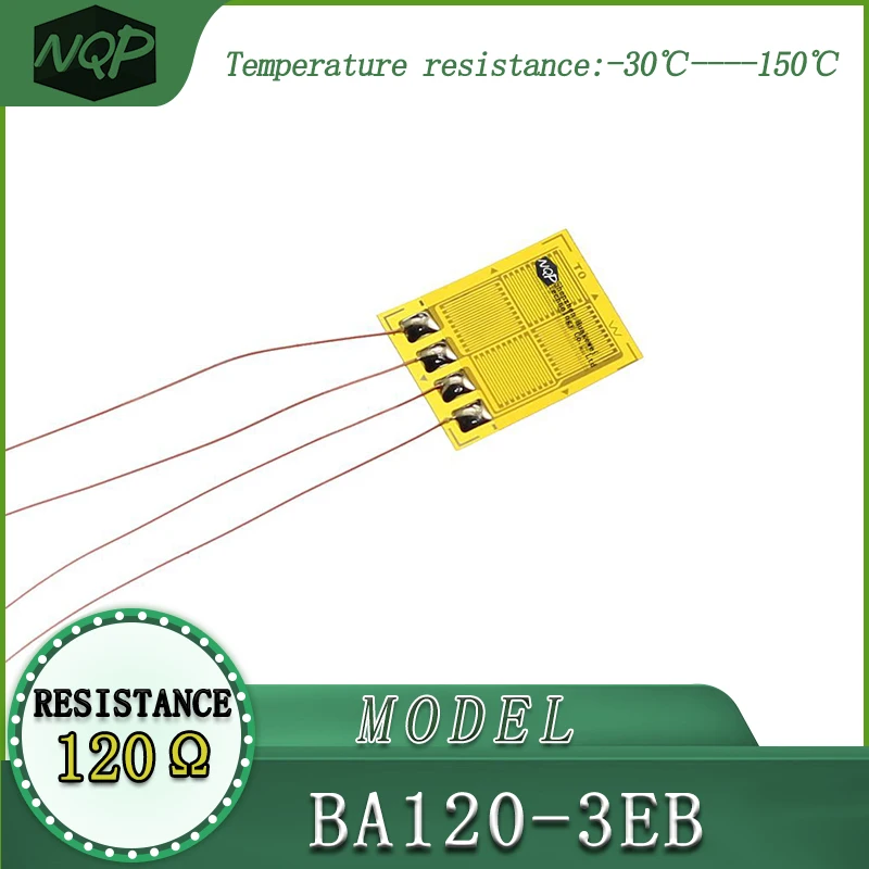 Strain gauge BF120-3EB, high-precision, resistive type, with a resistance value of 120 ohms, for load cells.