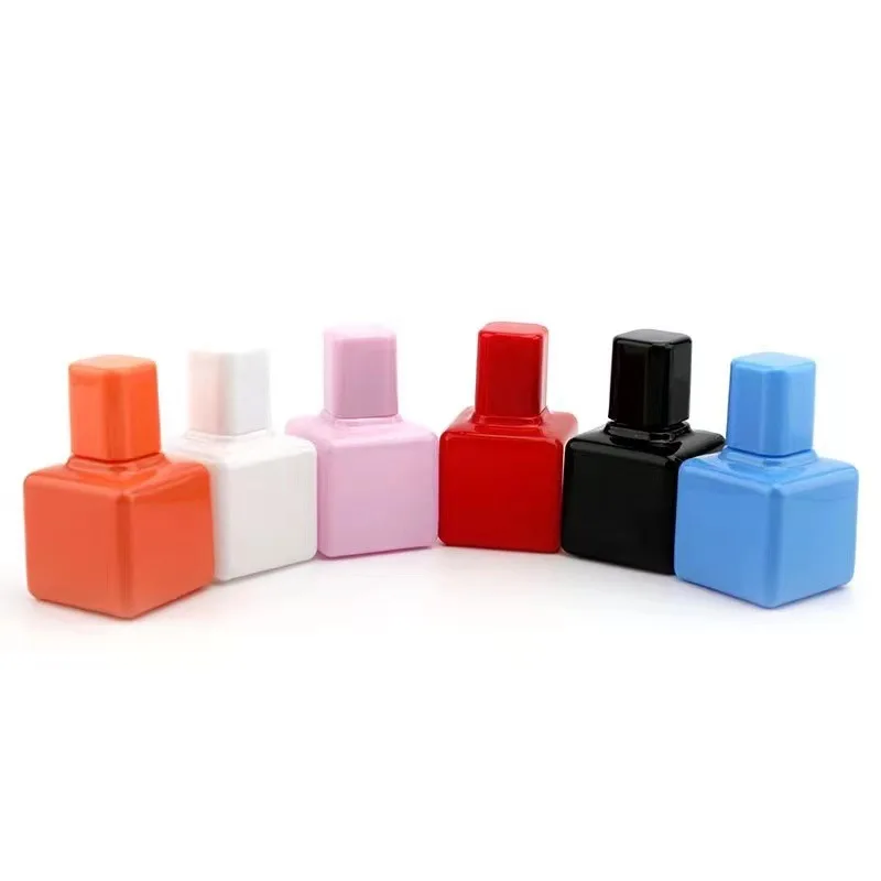 10/15pcs 30ml Empty Perfume Spray Bottle Square Sprayer Scent Atomizer High-end Glass Cosmetic Container Portable Disinfection