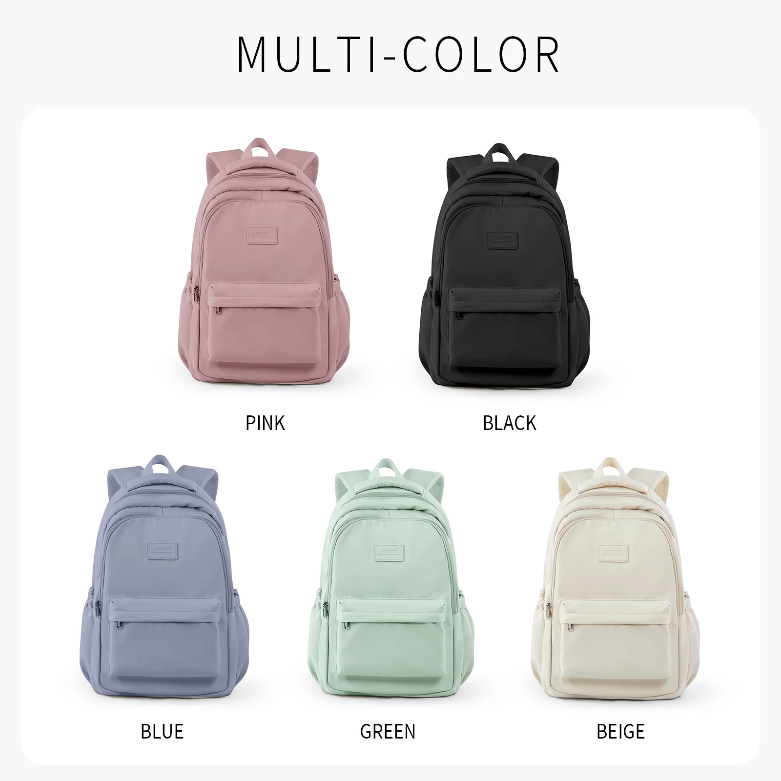 New Girls Bookbag Waterproof College Rucksack Fashion School Backpack Teens Women Shool Bag Laptop Backpack Cute Travel Book Bag