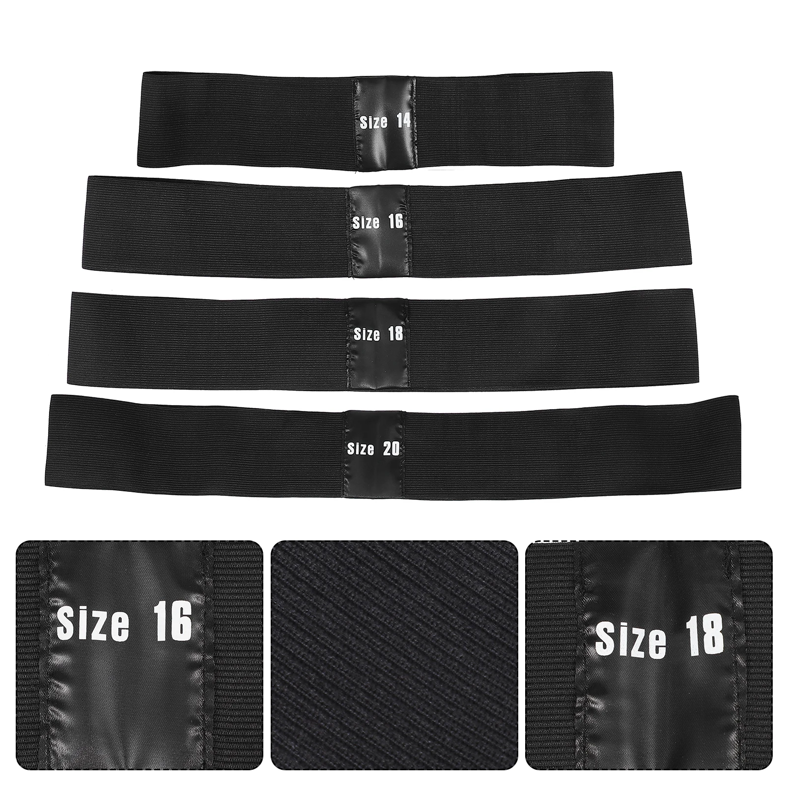 

4pcs Cymbal Mute Belts Elastic Drum Accessories Simple Drumming Practice Pads Noise Reduction Drum Parts Portable Cymbal