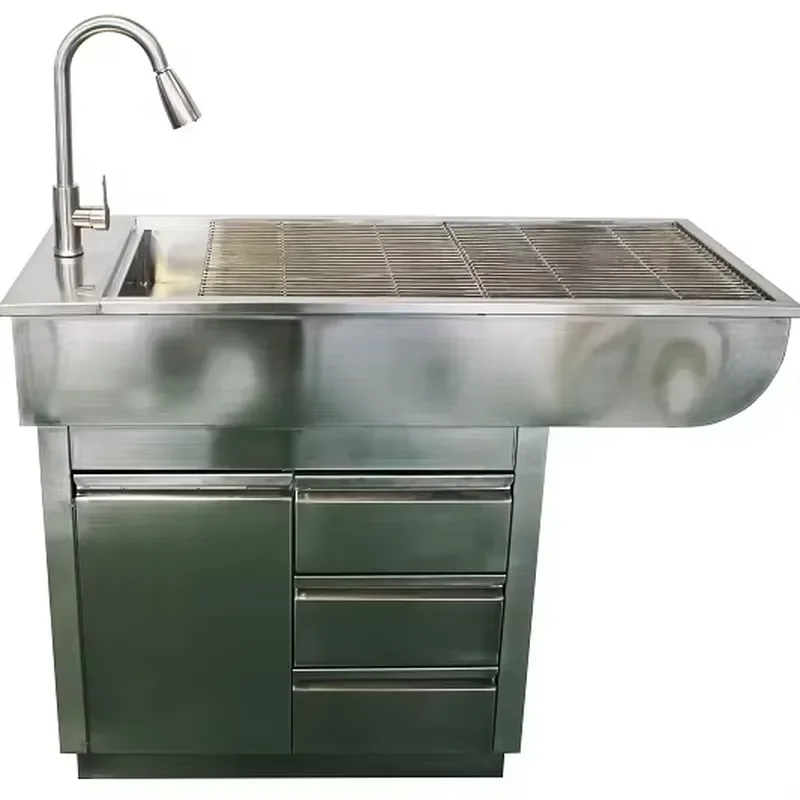 Multi-Functional Pet Treatment Table for Simple Diagnosis and Veterinary Surgical Treatments