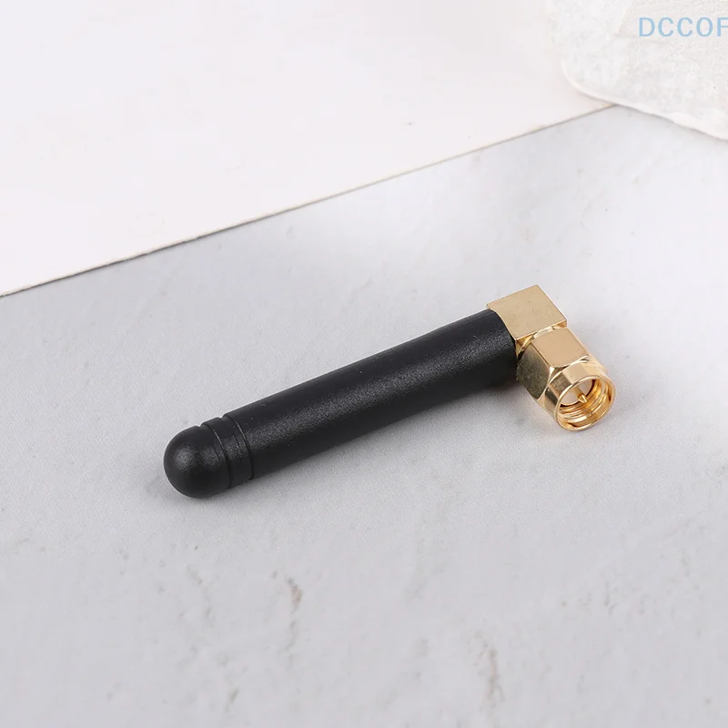 GSM Omnidirectional High Gain Rubber Rod Antenna Bend WiFi Module DTU Internal Pin
