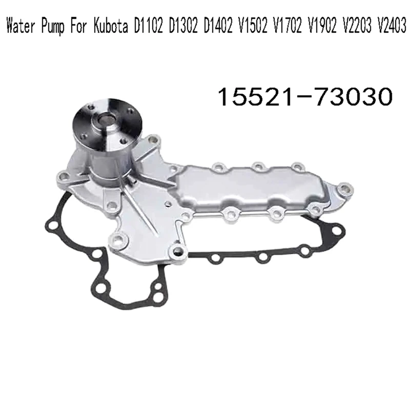 15521-73030 Water Pump Parts For Kubota D1102 D1302 D1402 V1502 V1702 V1902 V2203 V2403