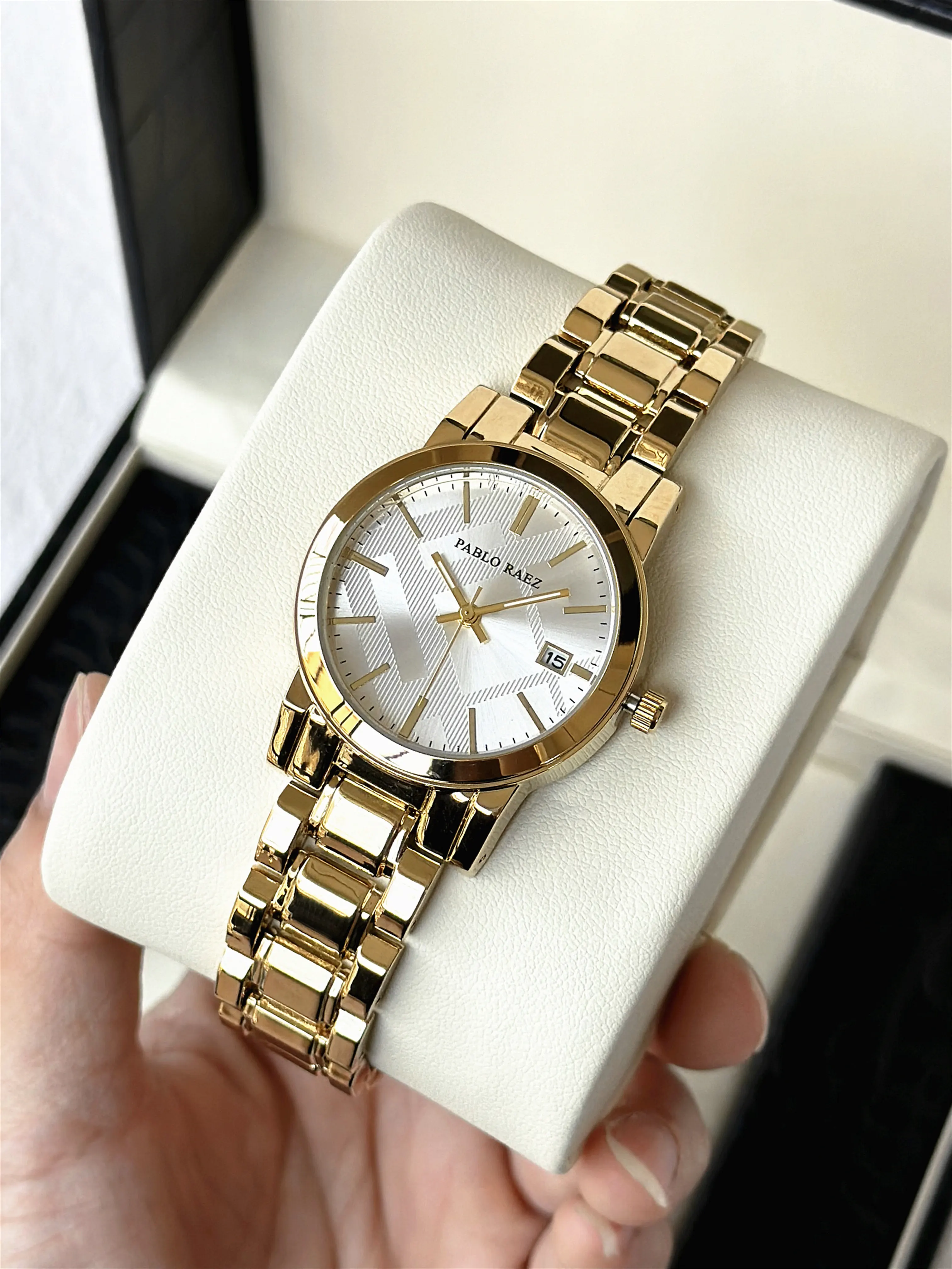 Luxury Women Watches Fashion Gold Stainless Stain Steel Ladies Watch With Date Waterproof Quarzt Wristwatch Romatic  Girl Gift