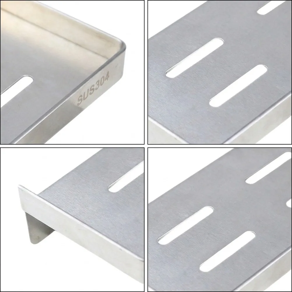 Stainless Steel 304 Stainless Steel Shelf Easy To Mount Kitchen Shelf No Drill Storage Humid Condition Resistant