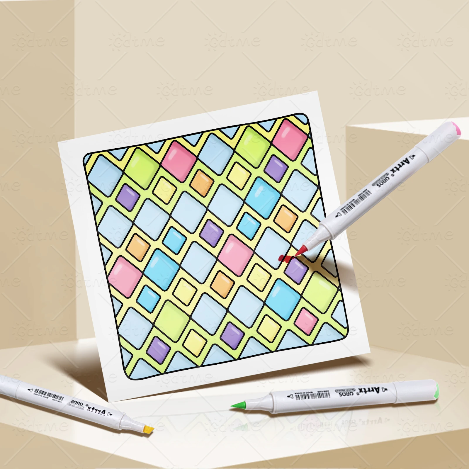 SIMPLE & PATTERNSE Coloring Book for Adults Featuring Cute Cozy Daily Activities for Relaxation (Cozy Spaces Coloring) image 5
