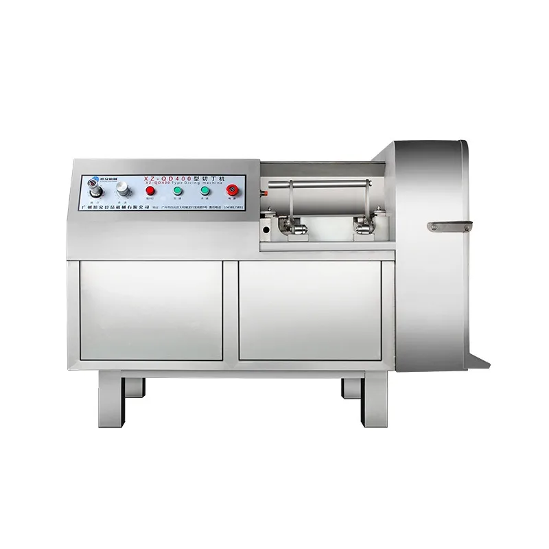 Commercial automatic dicing machine, large commercial, meat cutting machine, fresh meat slicer, particle shredding machine