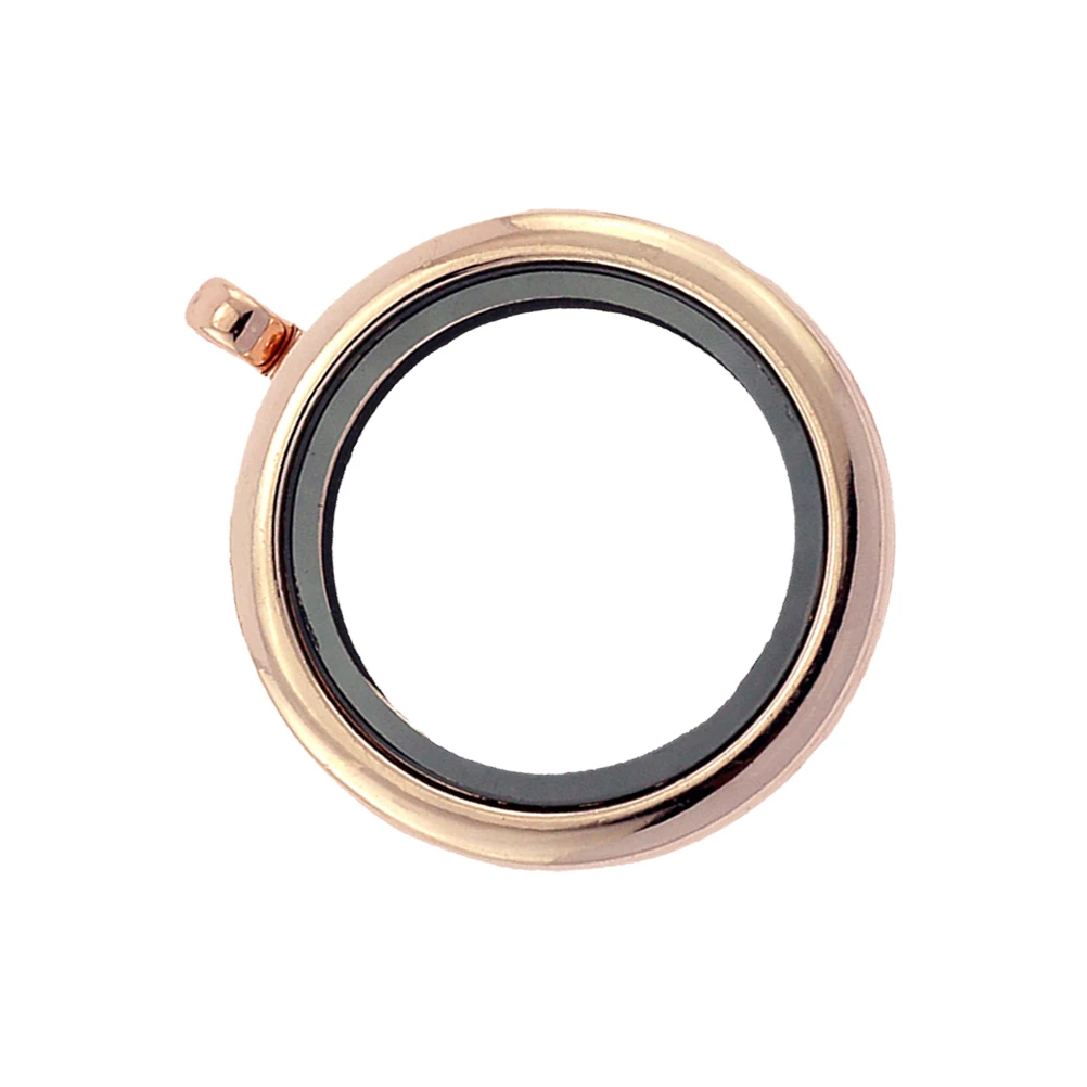 

2 Pcs Round Pendant Alloy Make Your Own Charm Necklace Charms for Necklaces Glass Accessories Vial