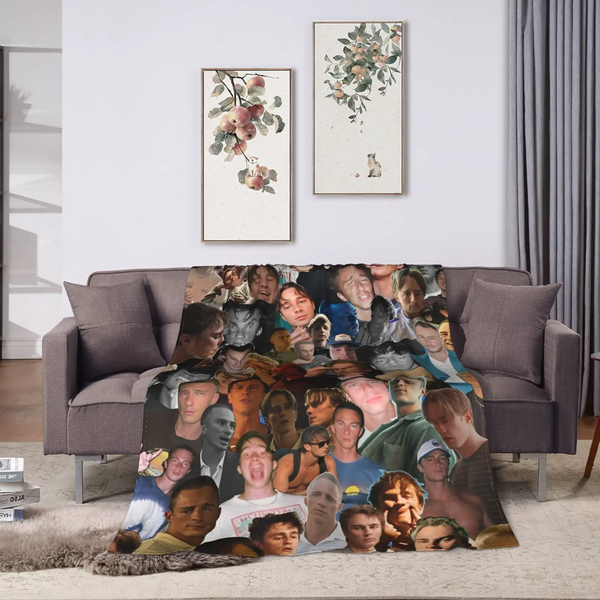Rafe Cameron Warm Soft Blanket Drew Starkey Airplane Travel Plush Throw Blanket Novelty Couch Chair Bedspread Sofa Bed Cover