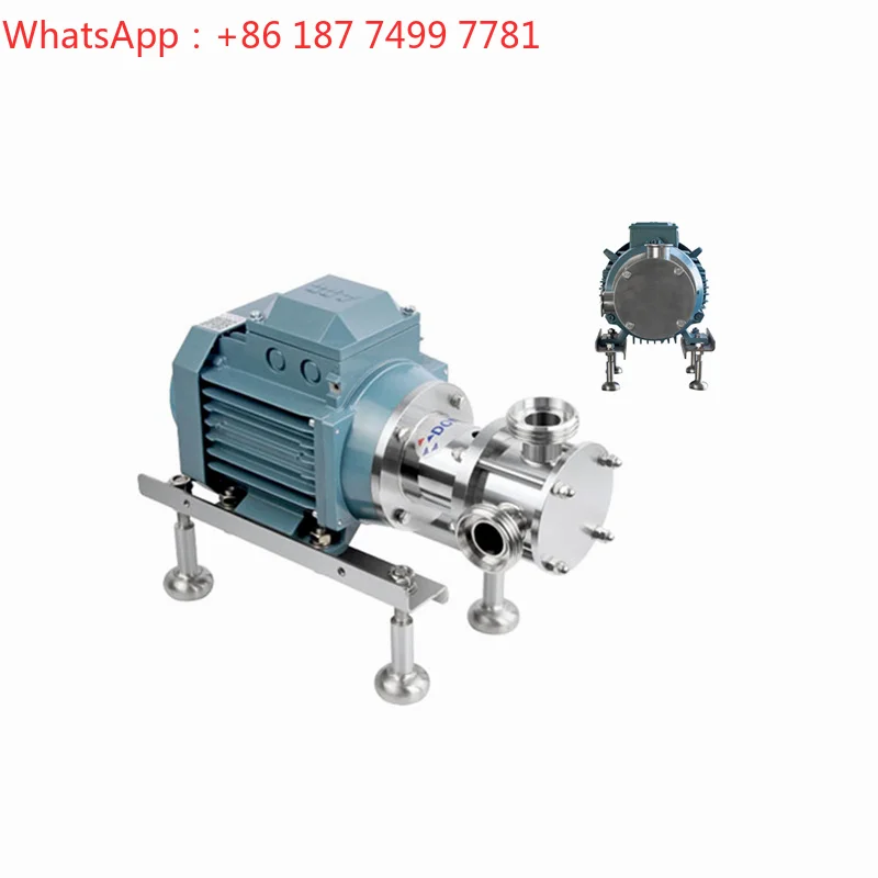 Donjoy Large Solid Transfer Pump Self Priming Function Flexible Impeller Pumps for Chemical Food Beverage