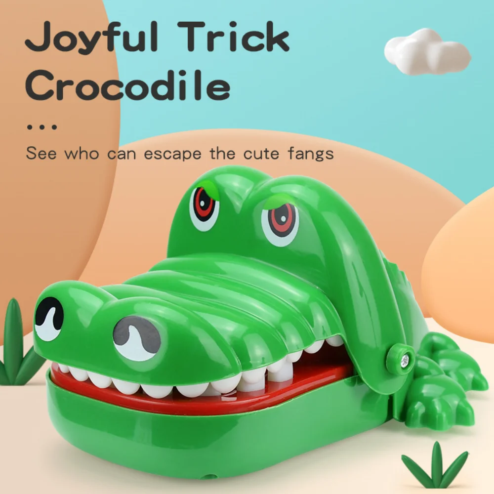 Crocodile Teeth Toys Game for Kids Crocodile Biting Finger Dentist Games Funny Toys for Children Adult Stress Relief Prank Toys