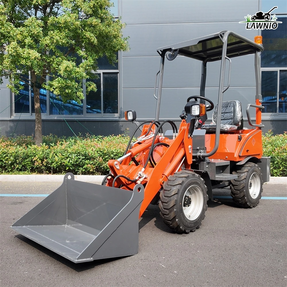Short Delivery Time Wheel Loader 1360mm  Height  Multipurpose Machine Material Handling Electric Loader