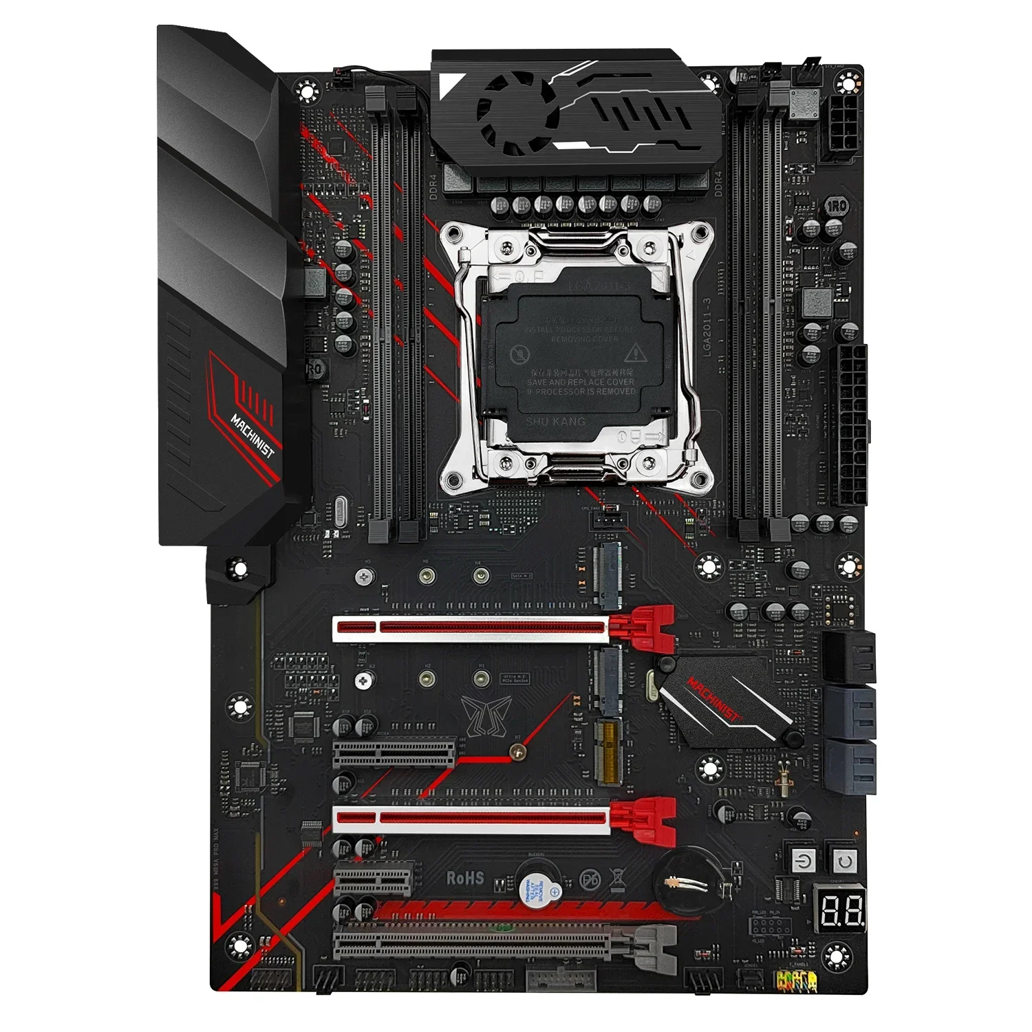 MACHINIST X99 MR9A PRO MAX マザーボードサポート LGA 2011-3 Intel Xeon E5 V3&V4 CPU プロセッササポート DDR4 RAM メモリ NVME USB3.0