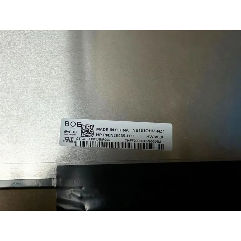 

NE161QHM-NZ1 240Hz 16.1” LCD Laptop Display with 2560X1440 40Pin Screen Diagonal for HP, Hasee TX8 TX9