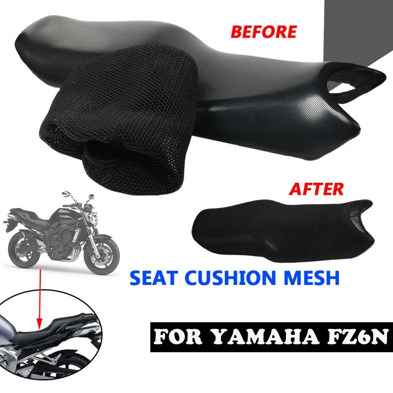 

Motorcycle Accessories Mesh Seat Cushion Cover Insulation Seat Cover Protector For YAMAHA FZ6 N FZ6N FZ 6N F Z6 N FZ 6 N