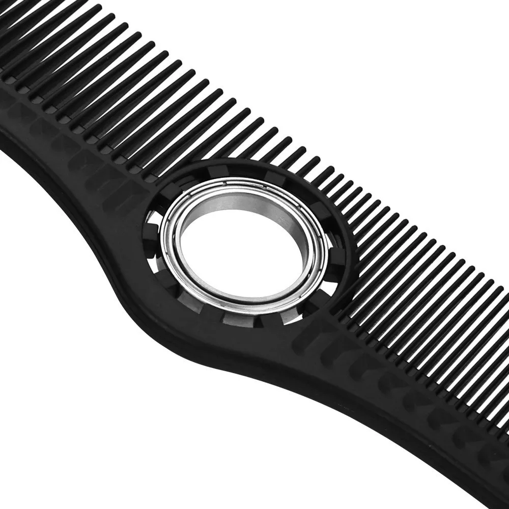 Non-slip Rotatable Hair Cutting Comb Professional Portable Rotating Finger Ring Hair Comb Smooth Anti-Static