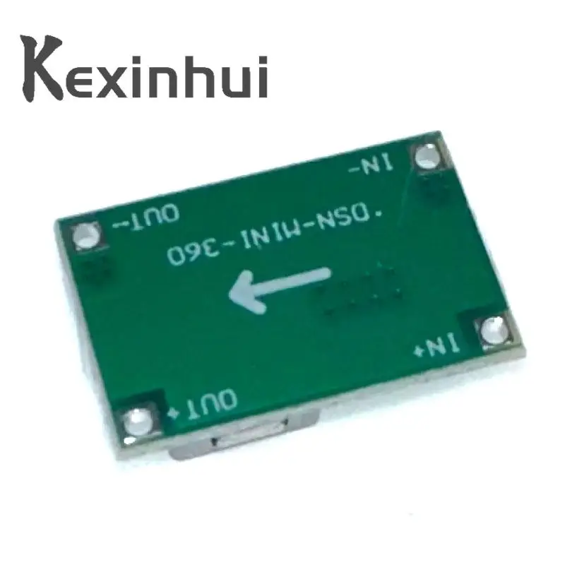 5pcs Mini360 RC 비행기 모듈 미니 360 DC 벅 컨버터 2A 스텝 다운 모듈 4.75V-23V ~ 1V-17V 17x11x3.8mm LM2596
