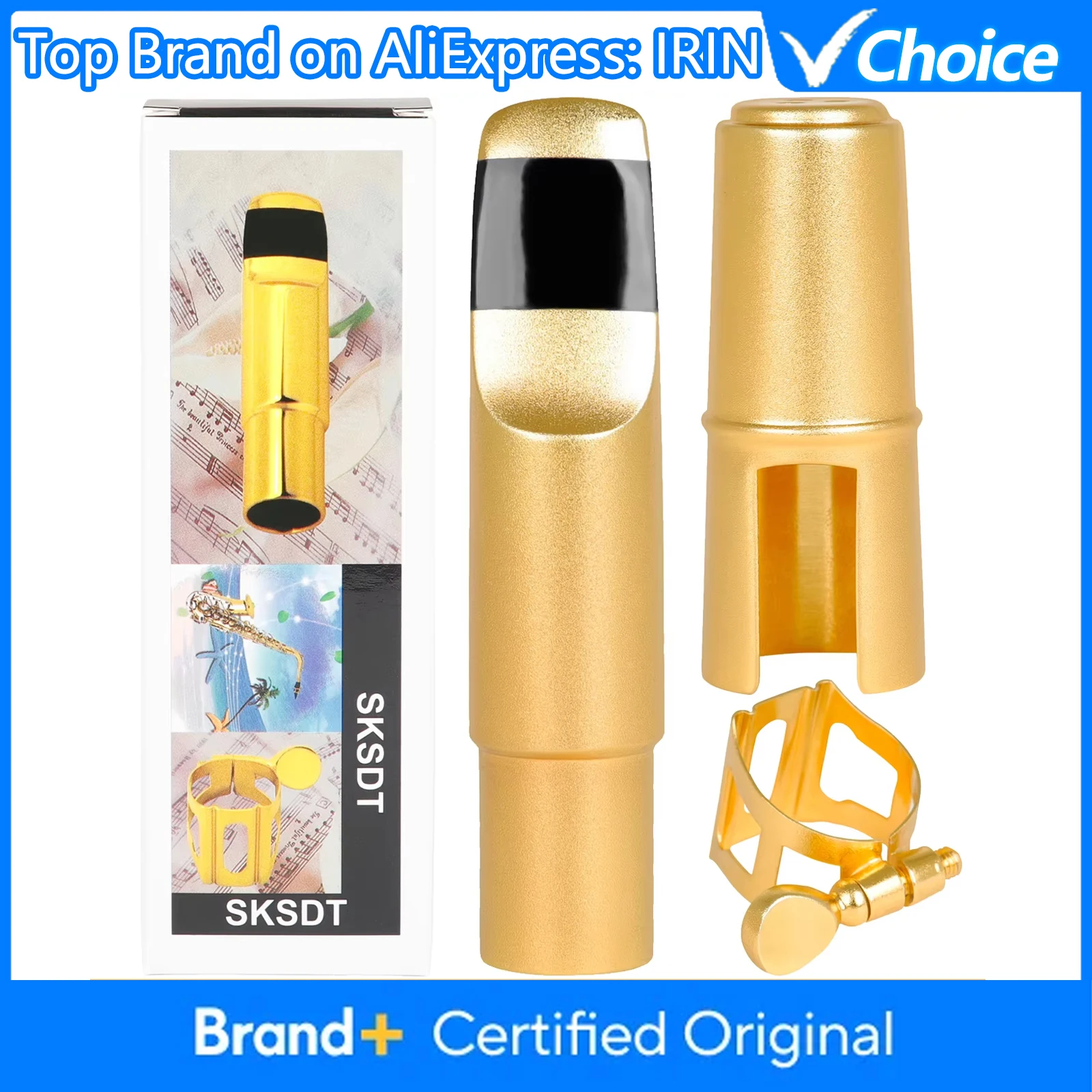 

Мундштук для альт-саксофона IRIN, премиум-класса, металлический, латунный, запчасти для саксофона, аксессуары для деревянных духовых инструментов