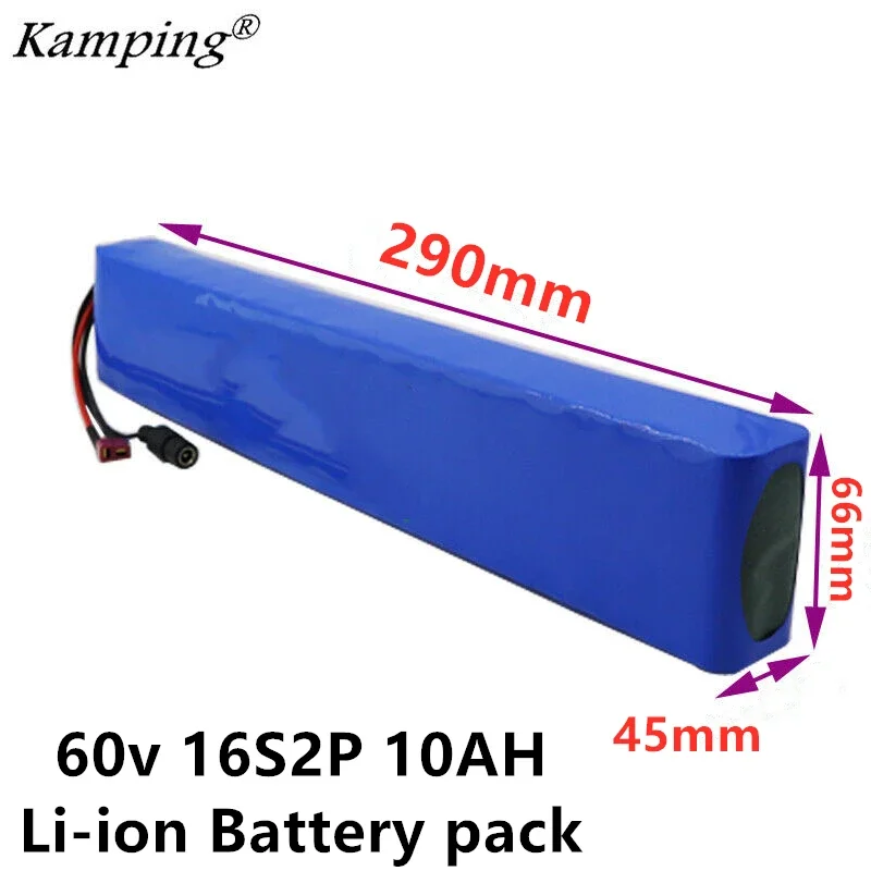 

60V 10AH 1000W Lithium ion Battery 67.2V 10000mAh electric bike , electric wheelchair battery e motorcycle battery