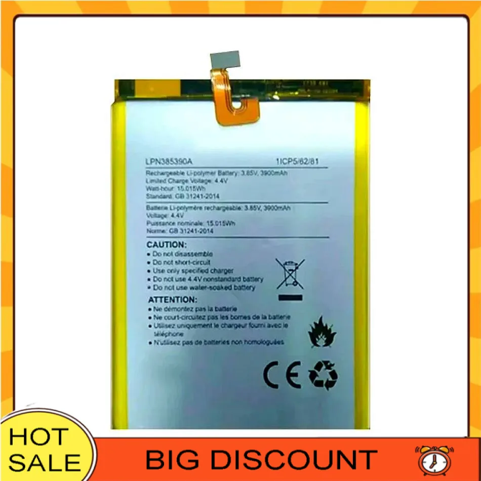 

For Hisense E76mini E76 Mini The Little Dolphin Pro Durable 3900mAh LPN385390A Mobile Phone Battery