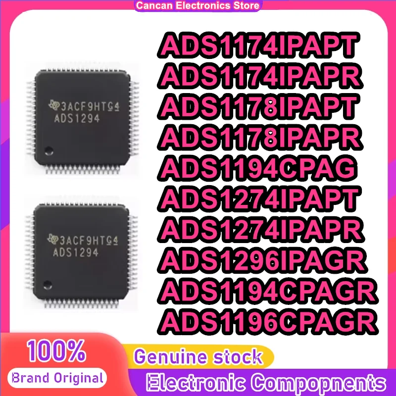 

ADS1174IPAPT ADS1174IPAPR ADS1178IPAPT ADS1178IPAPR ADS1194CPAG ADS1194CPAGR ADS1196CPAGR ADS1274IPAPT ADS1274IPAPR ADS1296IPAGR