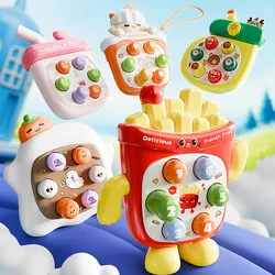1PC Mini Whack-a-Mole Hand-eye Coordination Educational Toy Random Color Children's Pinch Finger Decompression Toy