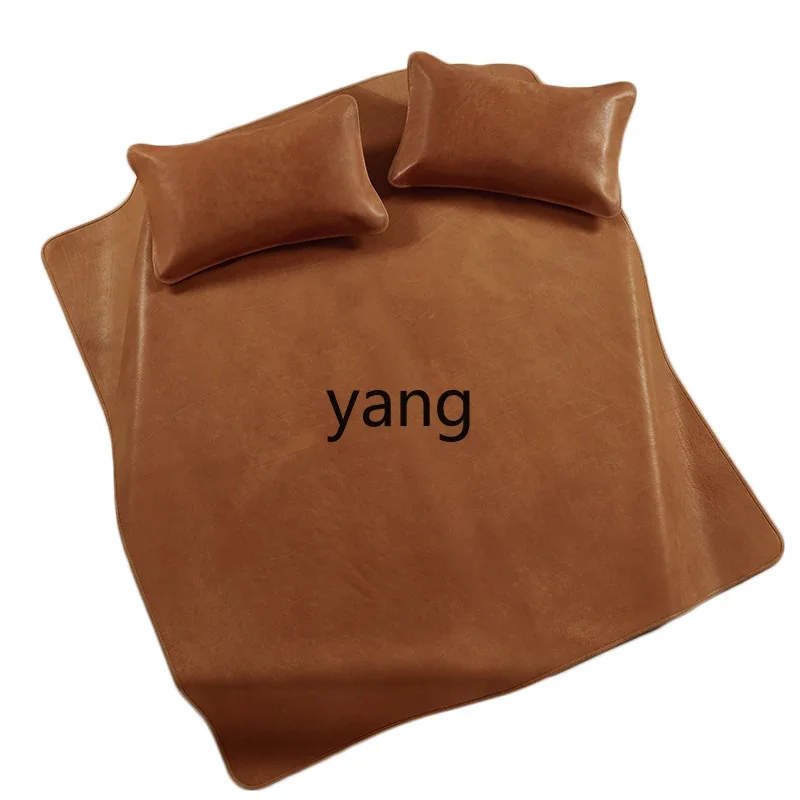 

LTT cowhide mat, clear water mat, first layer cowhide mat, genuine leather three-piece set