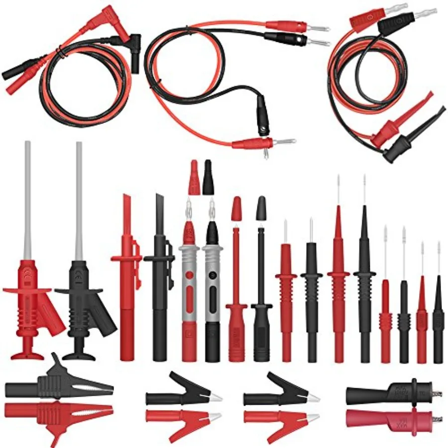 

Whole Set Multimeter Test Lead Kits Set Essential Automotive Electronic Connectors Cables Hand Tool Battery Tester and Auto Dia