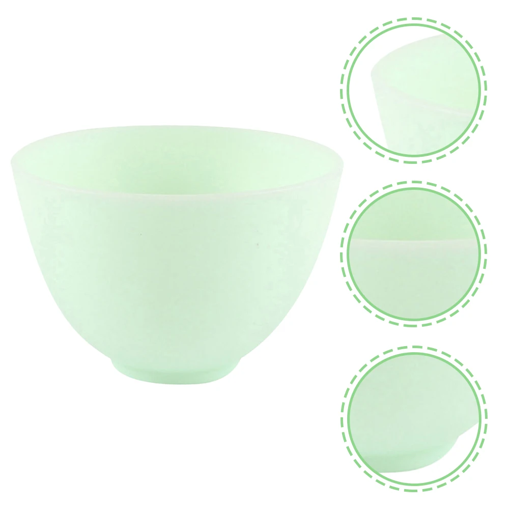 

5pcs Facial Mixing Silicone Diy Bowl Set Lightweight Portable Spa Diy Mixing Container Durable Easy Clean Silicone Bowl Facial